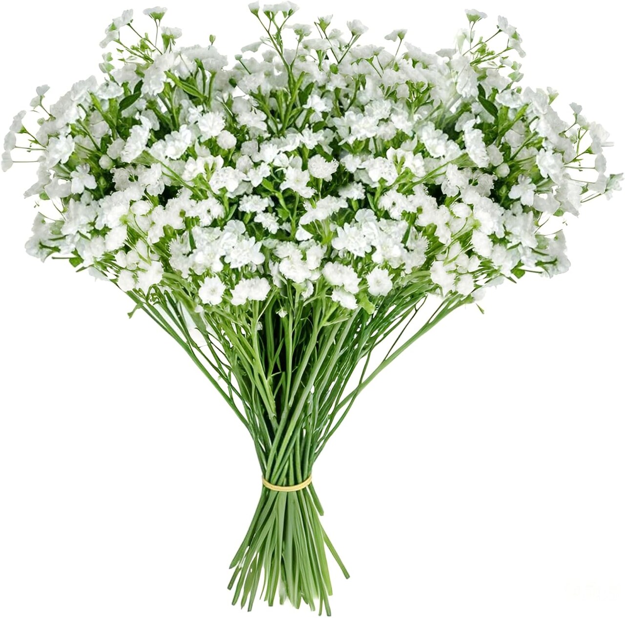 36pcs Babys Breath Artificial Flowers Bulk White for Wedding Bouquets (White) 11.02"H